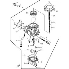 RLX 320/400 2WD/4WD Carburettor spare parts