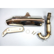 Apache RLX 450 stainless steel exhaust kit derestricted