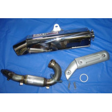 Apache RLX 450 stainless steel exhaust kit restricted