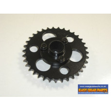 Apache RLX 100 rear sprocket and carrier 2000-2008