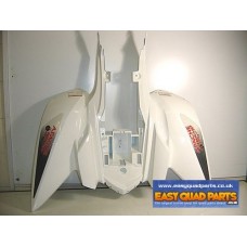 Apache RLX 450 Rear Painted Fairing White With Decals